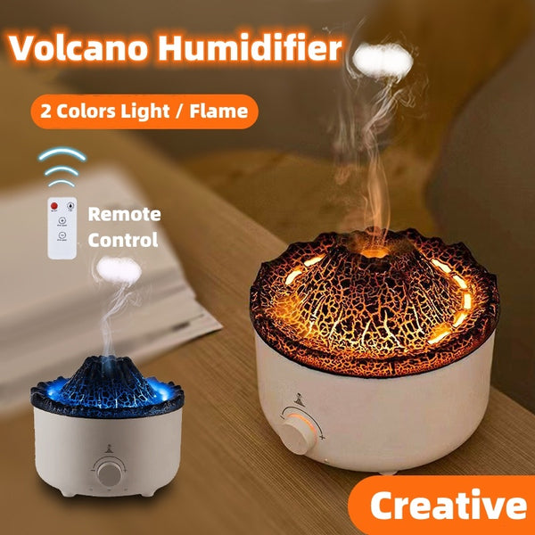 Milkywaymagic Flame Volcano Humidifier